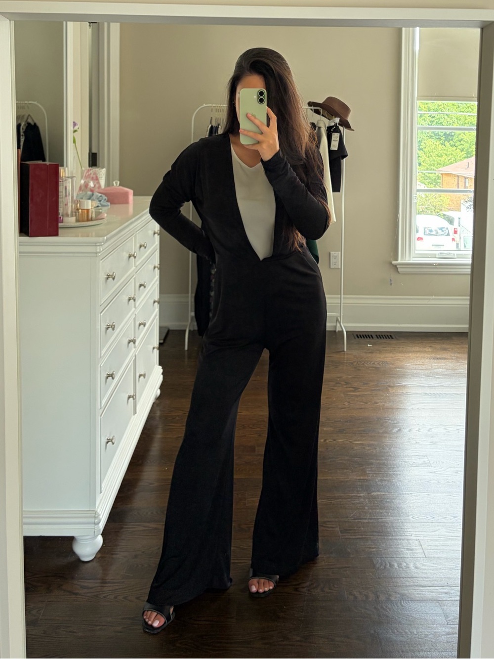 ZARA Black & White Jumpsuit
